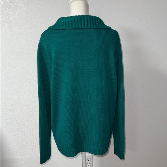 TOG the SHOPTeal Button-Up Women's Sweater - Picture 3 of 11